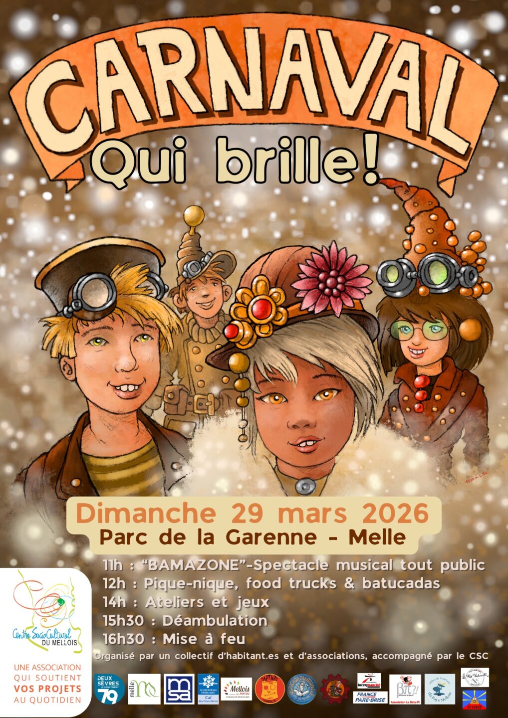 Carnaval de Melle sur le Thème Qui brille !