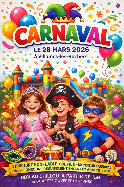 Carnaval de Villaines-les-Rochers  Villaines-les-Rochers 2026-03-28