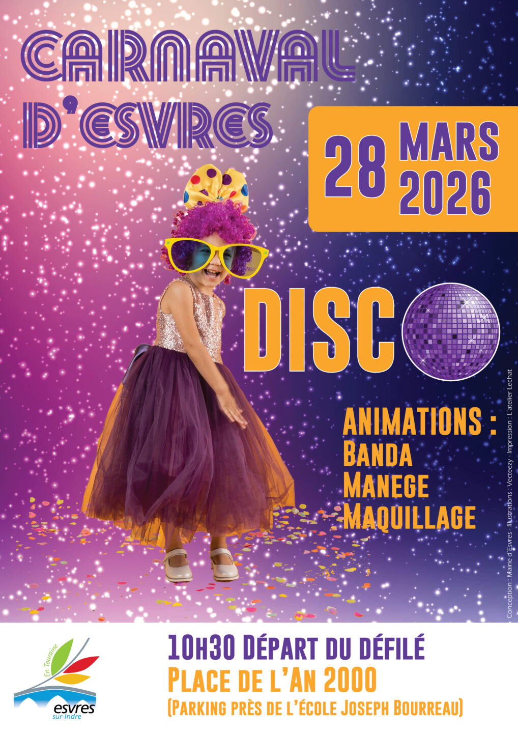 Carnaval d'Esvres Disco Parking de l'An 2000 Esvres 2026-03-28