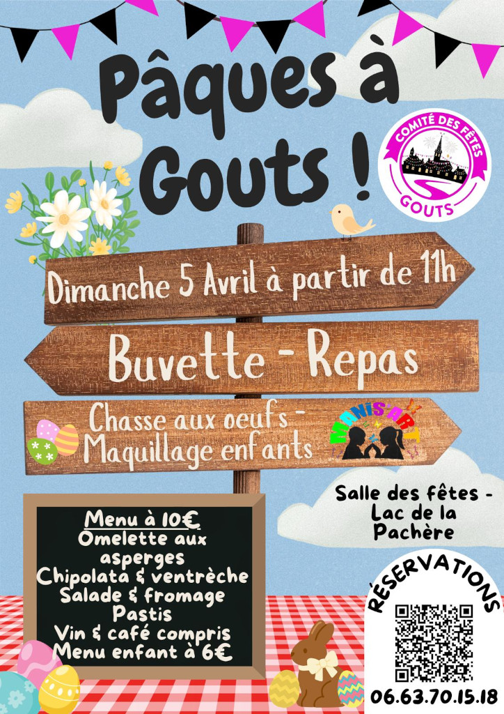 Casse-croûte de Pâques Route de la Pachère Gouts 2026-04-05