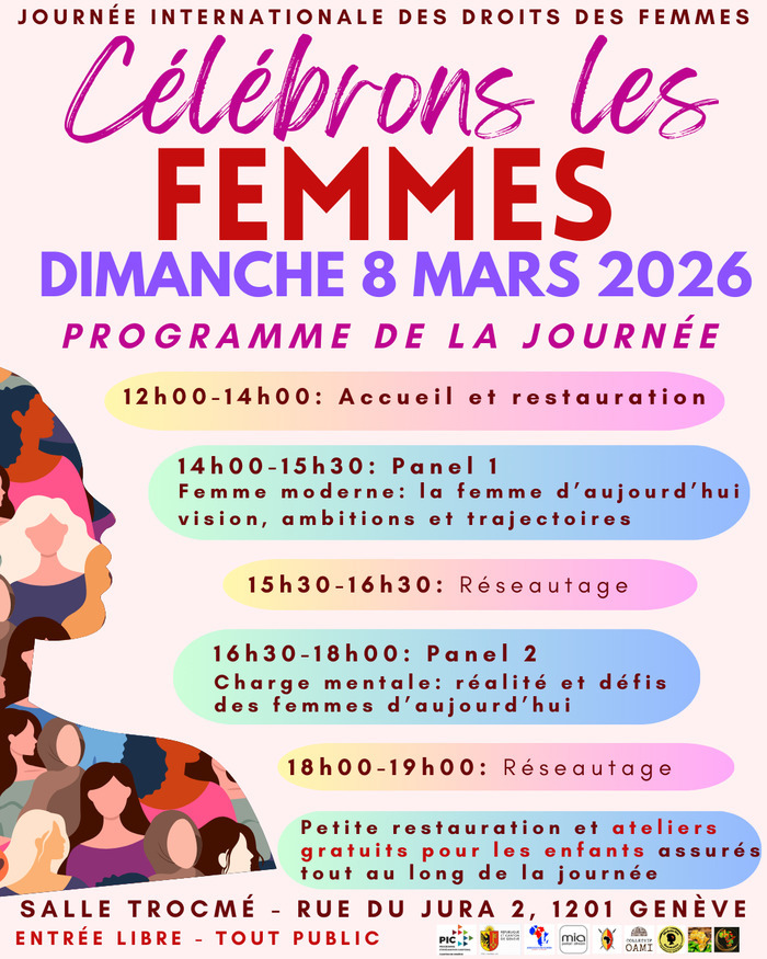 Célébrons les FEMMES Salle Trocmé Genève