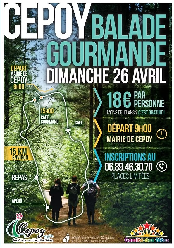 Cepoy Balade gourmande 11 Avenue du Château Cepoy 2026-04-26