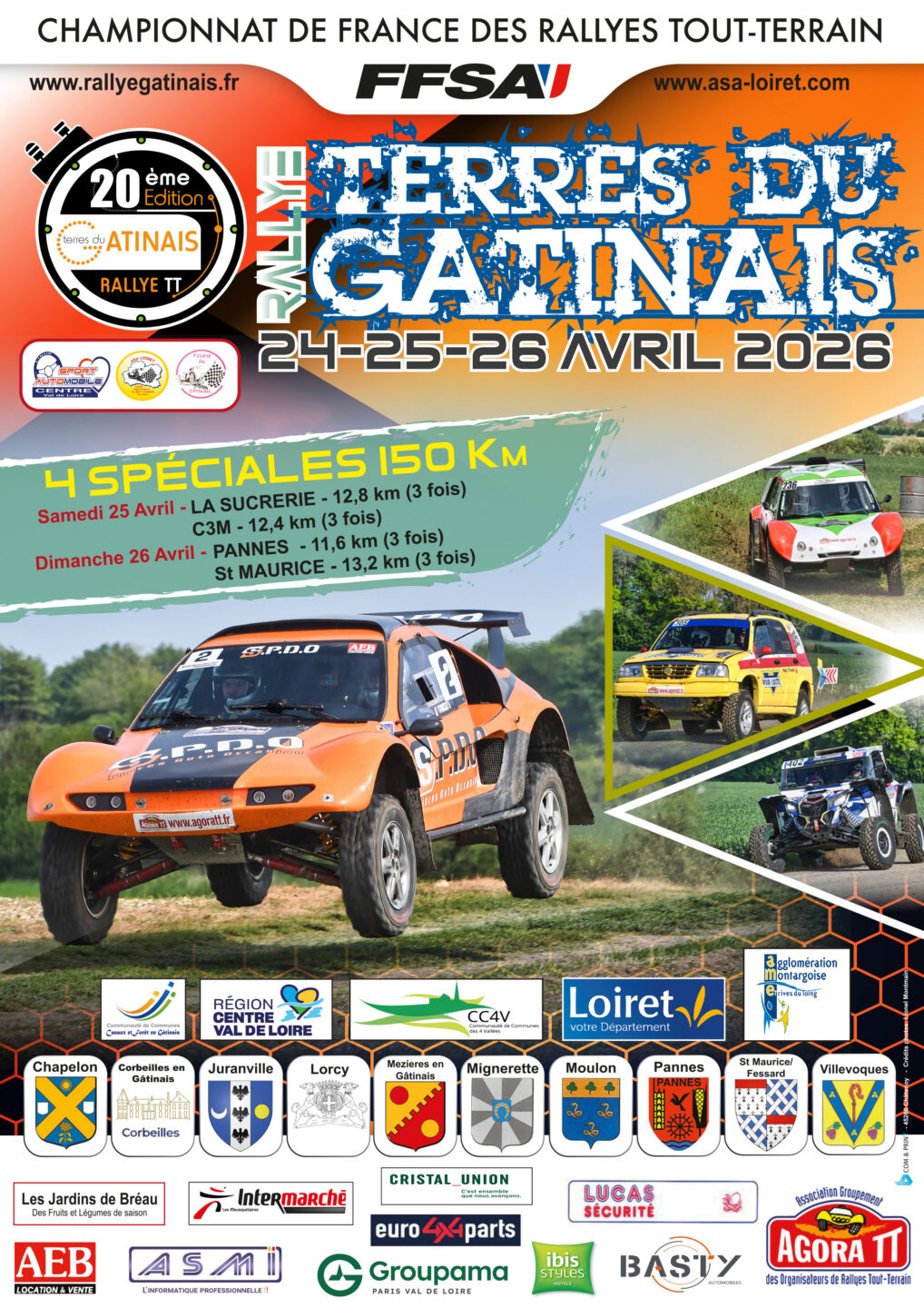 Championnat de France de Rallye Chapelon 2026-04-24