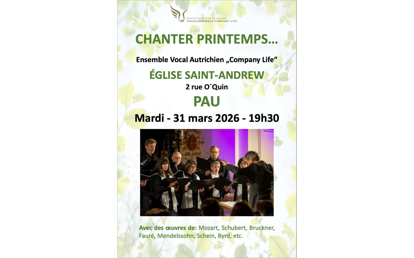 Chanter Printemps 2 Rue O' Quin Pau 2026-03-31