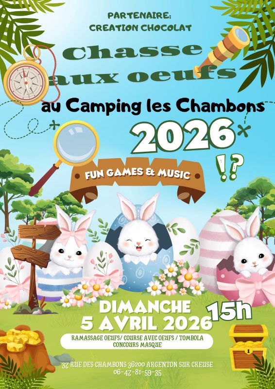 Chasse aux oeufs 37 Rue des Chambons Argenton-sur-Creuse 2026-04-05