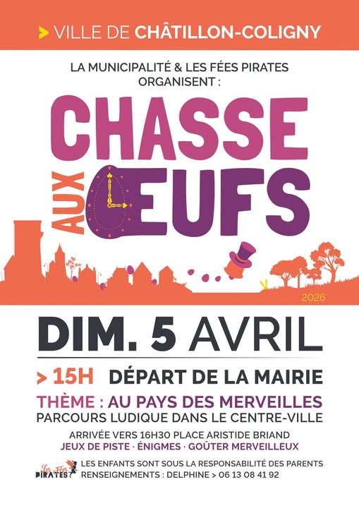 Chasse aux oeufs  Châtillon-Coligny