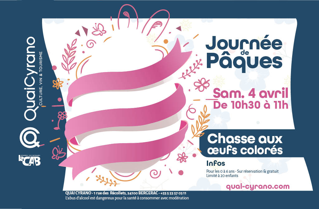 Chasse aux œufs colorés 1 Rue des Récollets Bergerac 2026-04-04