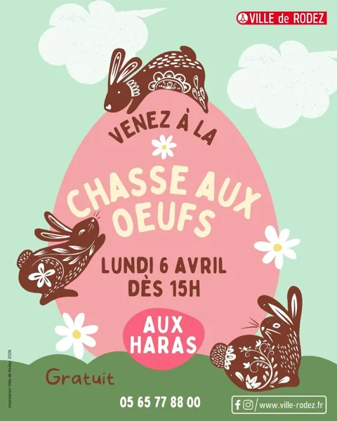 Chasse aux oeufs de la Ville de Rodez Place Eugène Raynaldy Rodez 2026-04-06