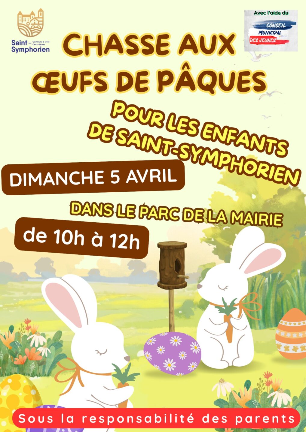 Chasse aux œufs de Pâques à Saint-Symphorien 5 Place René Cassin Saint-Symphorien 2026-04-05