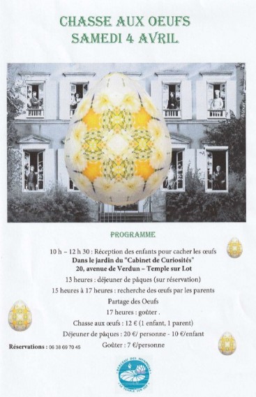 Chasse aux Oeufs 20 Avenue de Verdun Le Temple-sur-Lot 2026-04-04