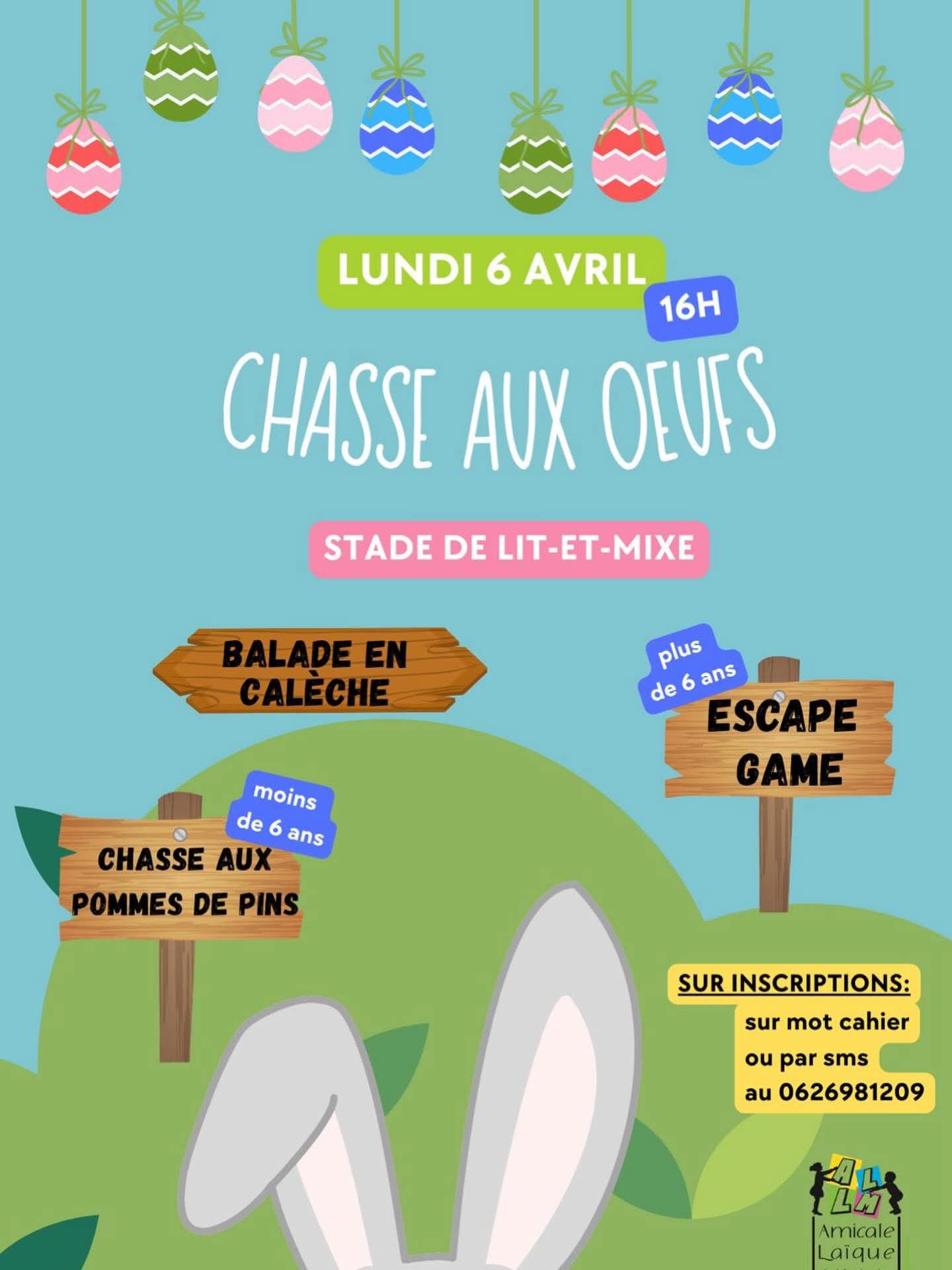 Chasse aux oeufs Stade Lit-et-Mixe 2026-04-06