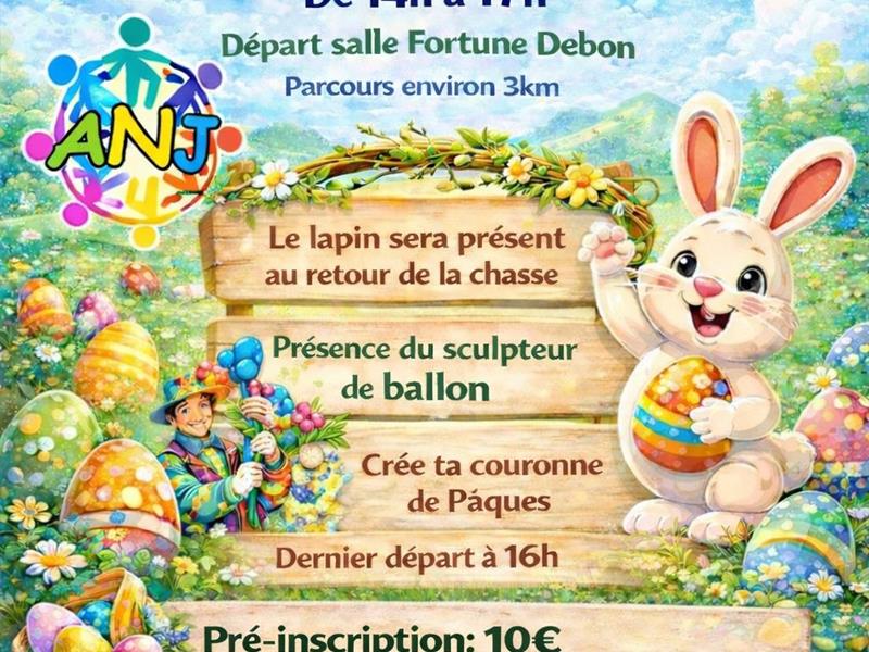 Chasse aux œufs Passage de la Libération Neufchef 2026-04-04
