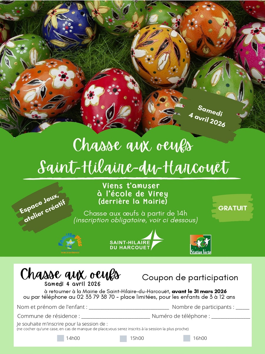 Chasse aux oeufs Ecole de Virey Saint-Hilaire-du-Harcouët 2026-04-04