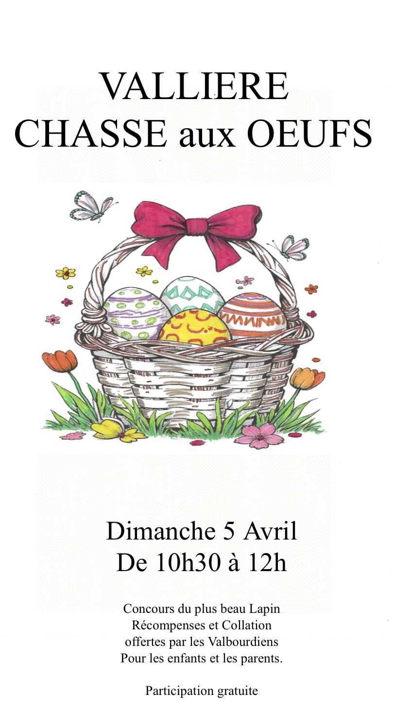 Chasse aux oeufs  Vallière