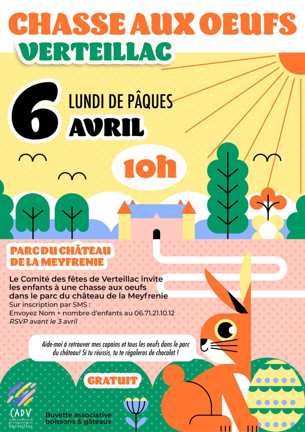 Chasse aux oeufs  Verteillac 2026-04-06