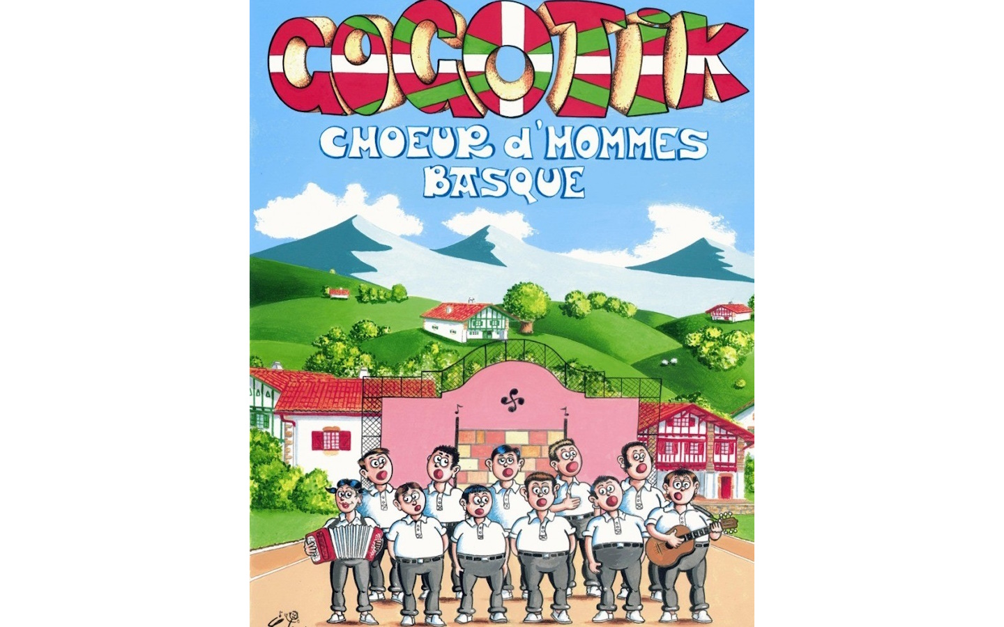 Choeurs basques d'hommes Gogotik Eglise Saint-Jean-Pied-de-Port 2026-08-11