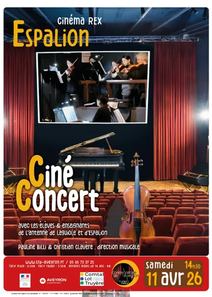 Ciné Concert  Espalion 2026-04-11