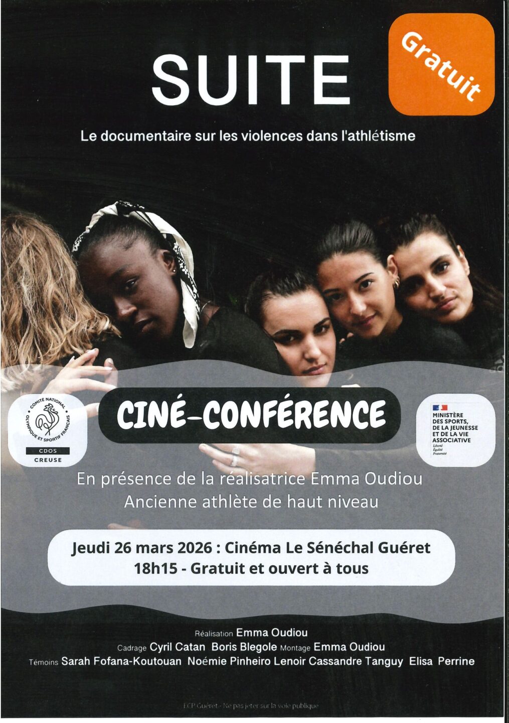 Ciné-conférence SUITE 1 rue du Sénéchal Guéret 2026-03-26