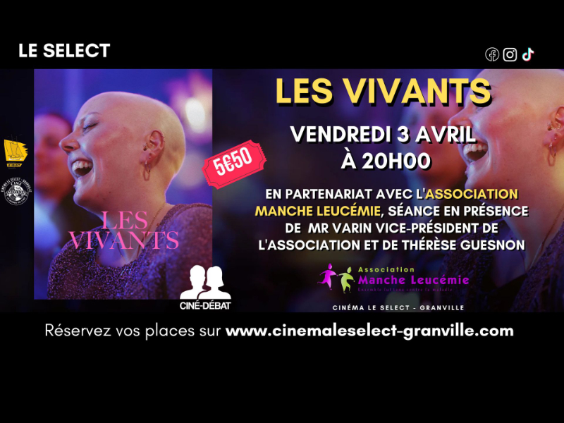 Ciné-débat Les vivants 7 Boulevard d'Hauteserve Granville 2026-04-03