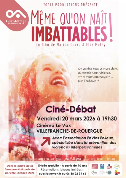 Ciné-débat Même qu’on naît imbattables ! 16 boulevard Charles de Gaulle Villefranche-de-Rouergue 2026-03-20