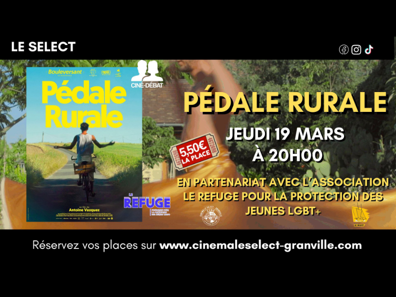 Ciné-débat Pédale rurale 7 Boulevard d'Hauteserve Granville 2026-03-19