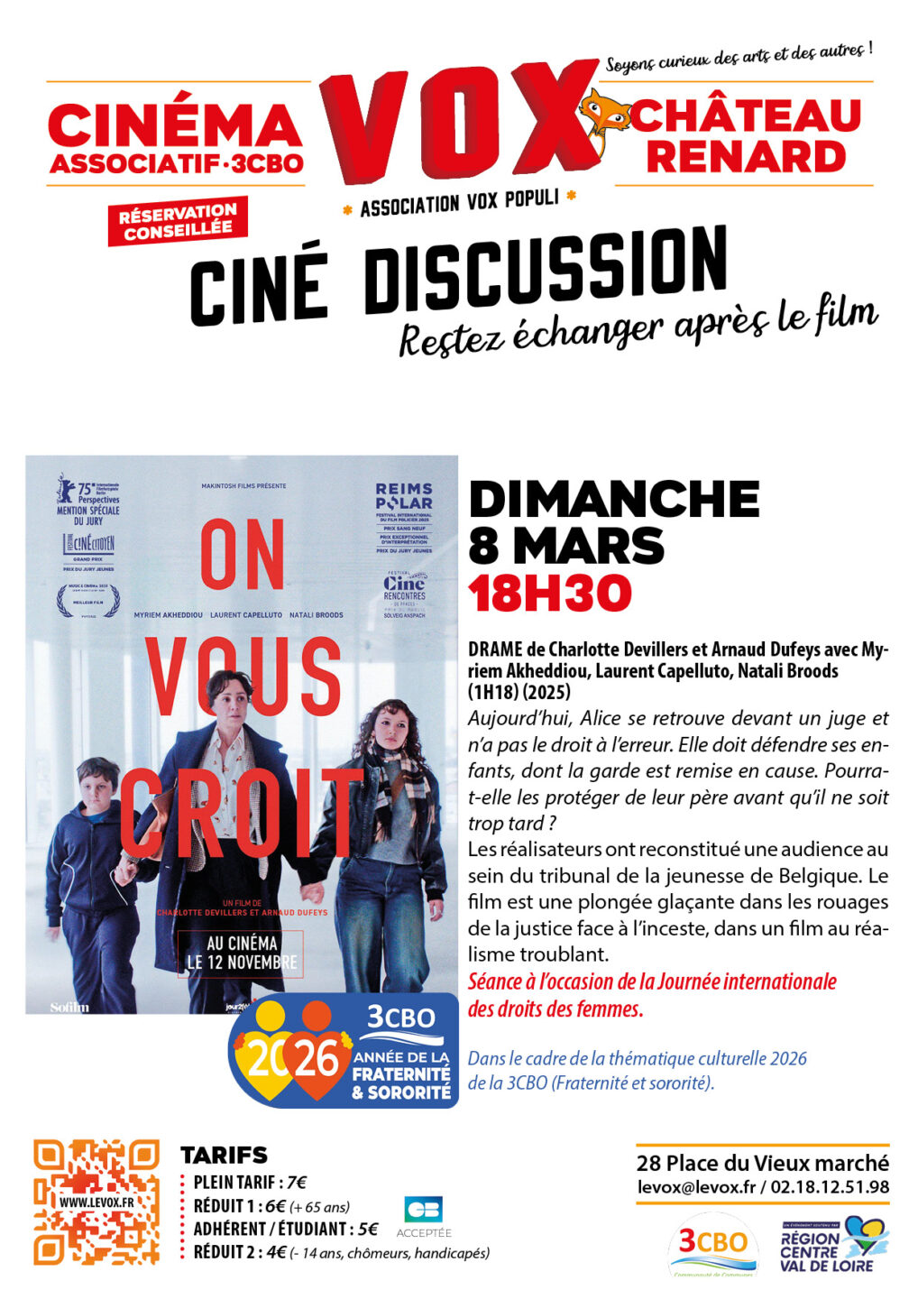 Ciné discussion On vous croit