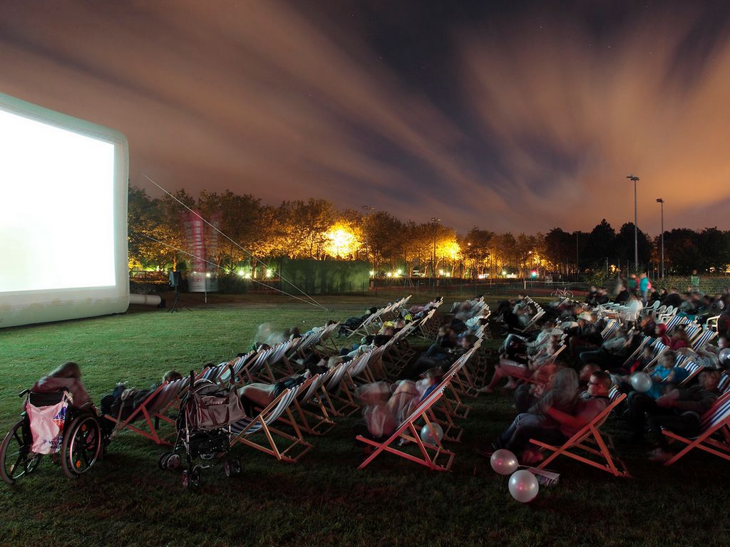 Cinéma en plein air Médiathèque Les Temps Modernes Tarnos