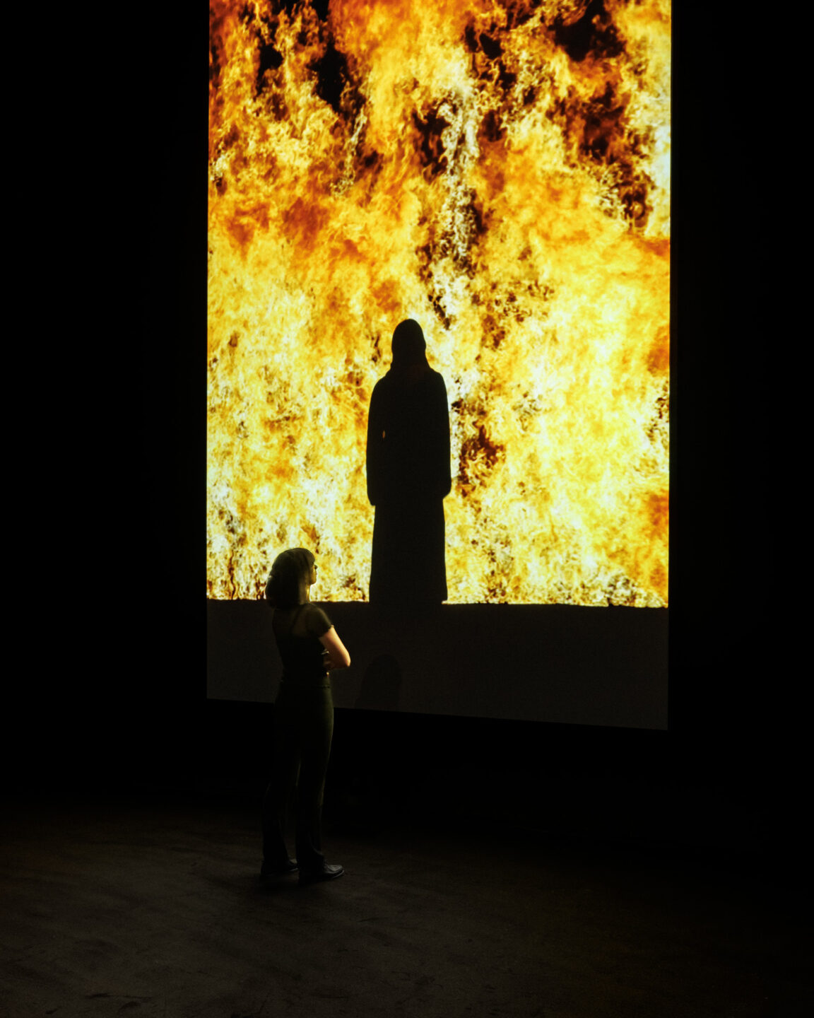 Installation dans l’exposition Clair-obscur à Paris