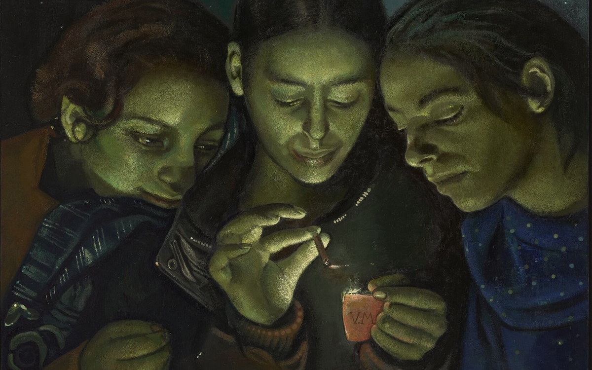 Vue d’ensemble de l’exposition Clair-obscur à la Bourse de Commerce