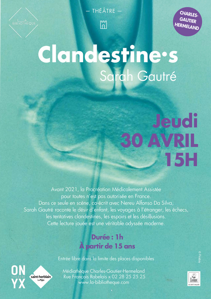Clandestine·s Médiathèque Charles-Gautier-Hermeland