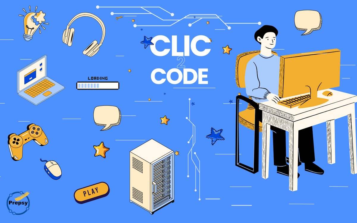 Clic2Code - Ateliers d'initiation à la création de jeu vidéo Prepsy Paris