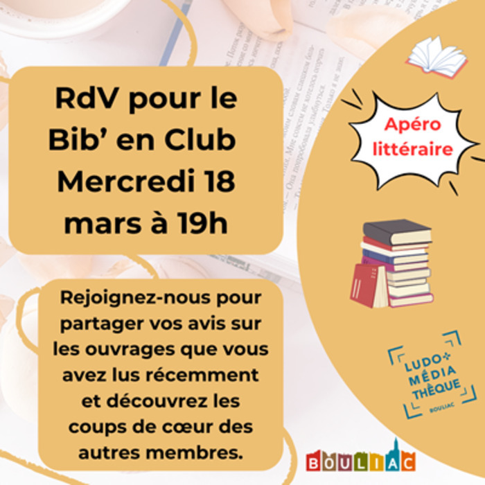 Club lecture ludo-médiathèque de Bouliac Bouliac
