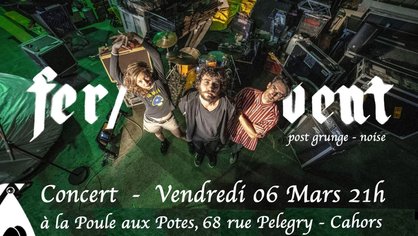 Concert à la Poule aux Potes groupe Fer/Vent