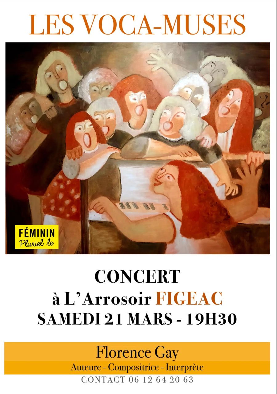 Concert à l'Arrsosoir Figeac Les Voca-Muses