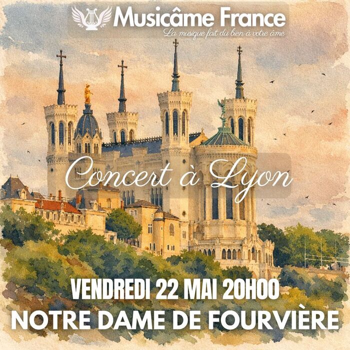 Concert à Lyon : Vivaldi, Bach, Mozart, Rachmaninov, Saint-Saëns, Ravel, Puccini, Cantemir, Ibert, Basilique Notre Dame de Fourvière Lyon