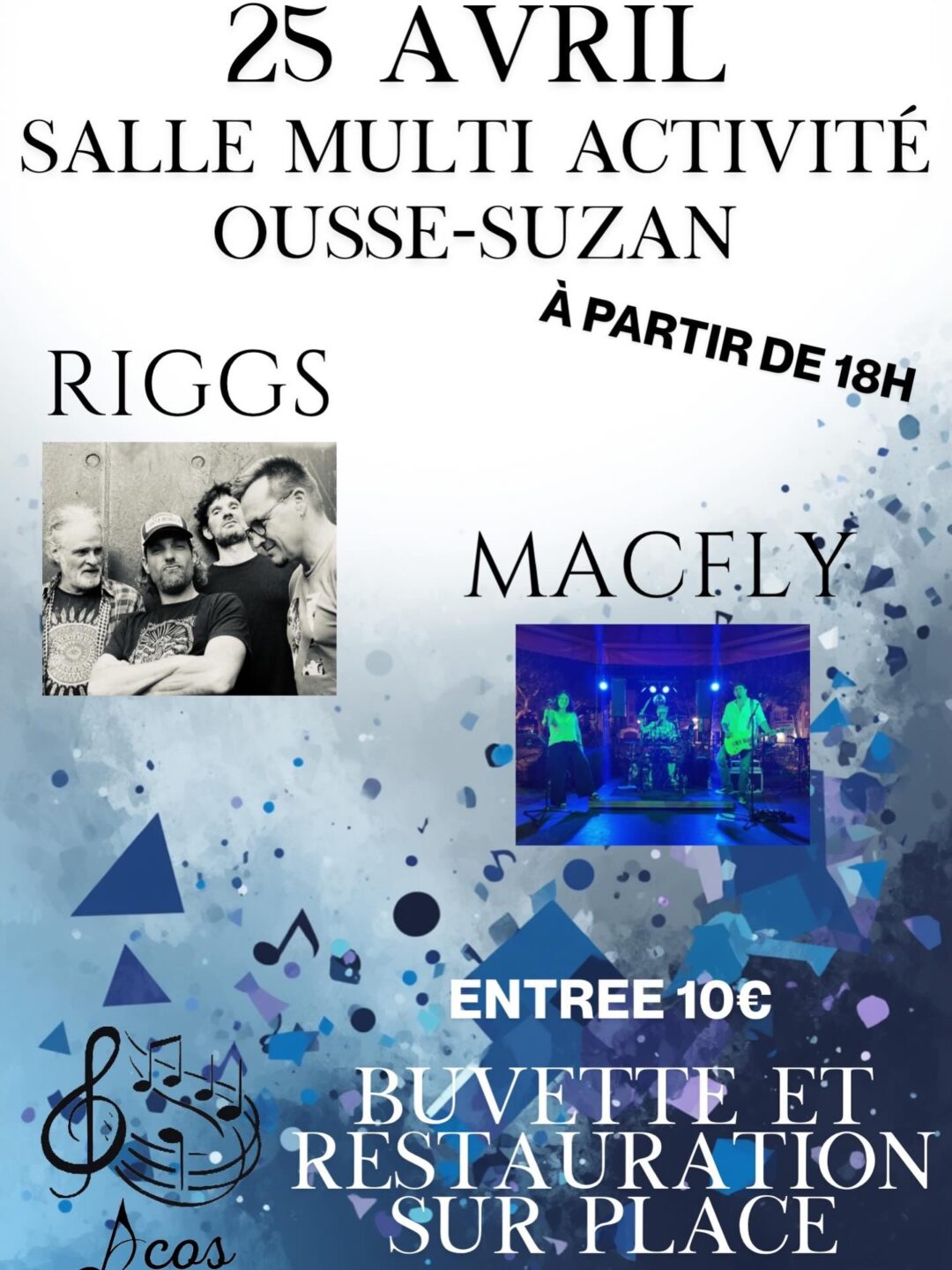 Concert Acos Salle Multi-activité Ousse-Suzan 2026-04-25