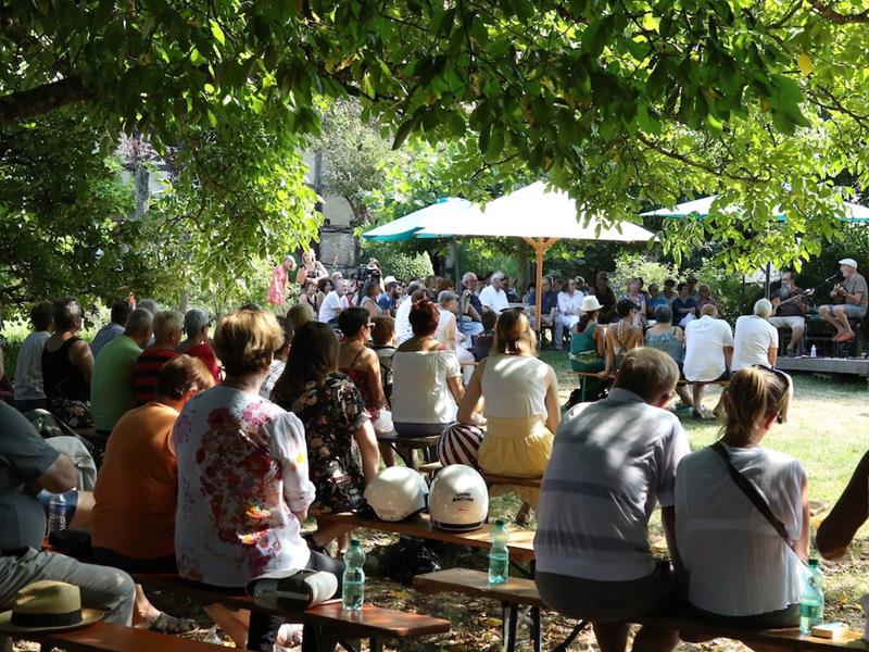 Concert au jardin Les Scarabés La Maison Güth Hoste