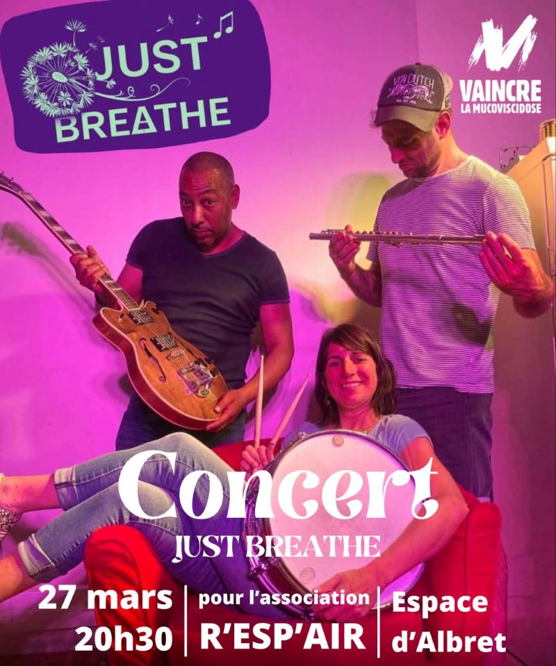Concert au profit de Vaincre la mucoviscidose Espace d'Albret Nérac 2026-03-27