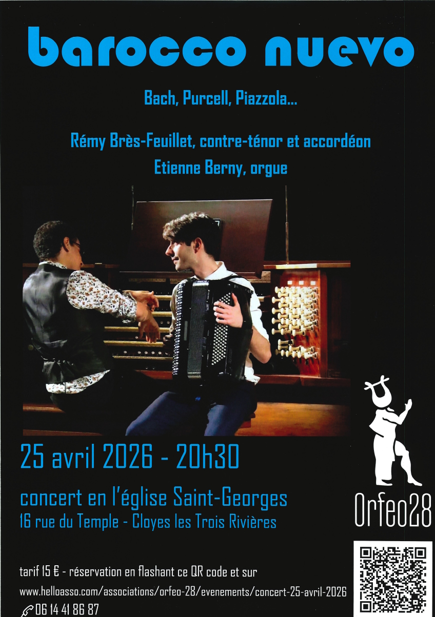 Concert Barocco Nuevo  Cloyes-les-Trois-Rivières