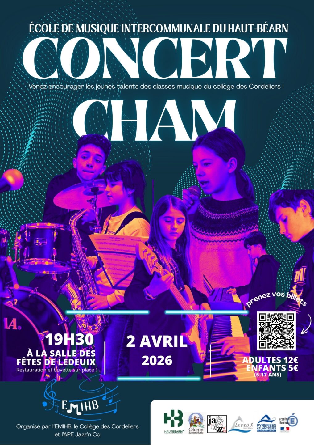 Concert CHAM Rue de Lamarque Ledeuix 2026-04-02