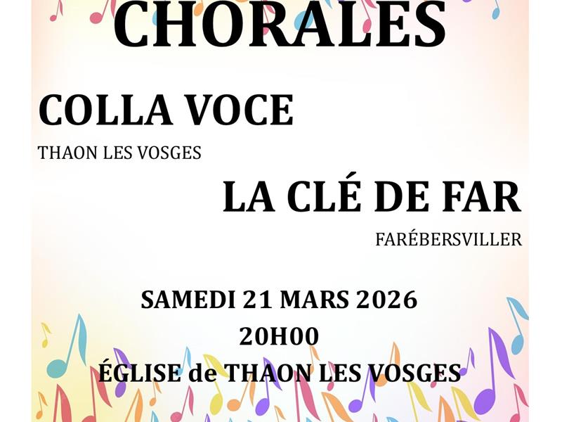 CONCERT CHORALE COLLA VOCE et LA CLÉ de FAR