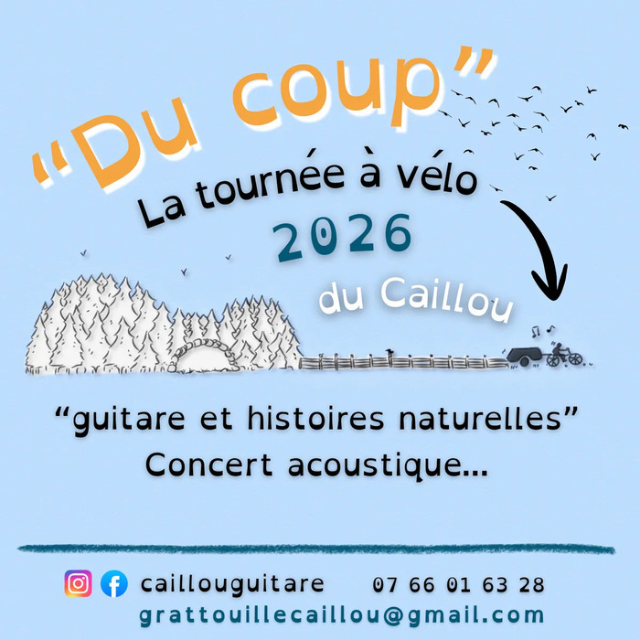 Concert de Caillou guitare aux Jardins de Kermerour à Bannalec – 16 mai Les Jardins de Kermerour Bannalec