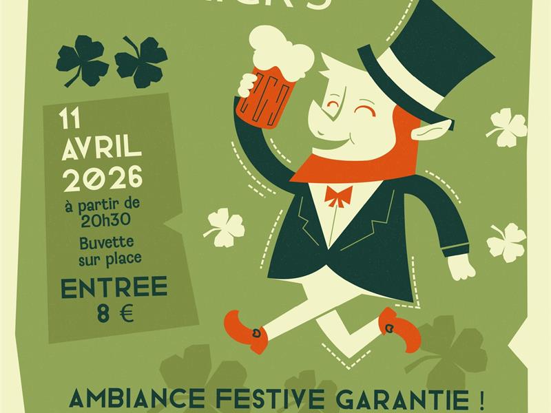 Concert de la Saint Patrick's Espace de loisirs du Pâquis Conflans-en-Jarnisy 2026-04-11