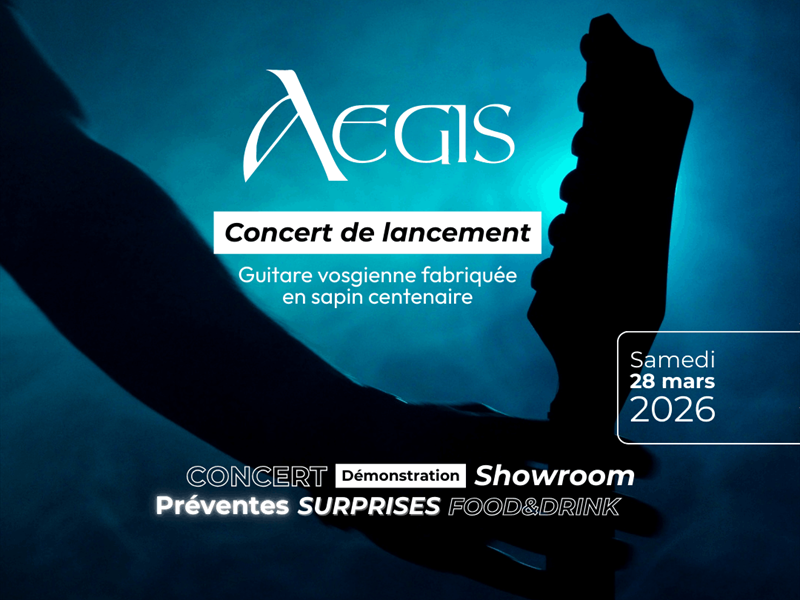 Concert de lancement Aegis guitares
