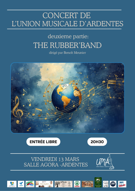 Concert de l'Union Musicale d'Ardentes Rue Victor Hugo Ardentes 2026-03-13