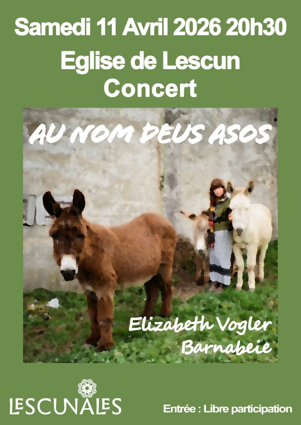 Concert d'Elizabet Vogler et Barnabeie 134 Village Lescun 2026-04-11