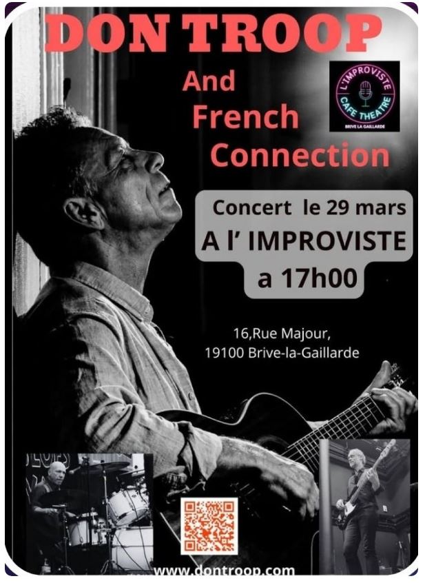 Concert DON TROOP & FRENCH CONNECTION à L'improviste 16 Rue Majour Brive-la-Gaillarde 2026-03-29