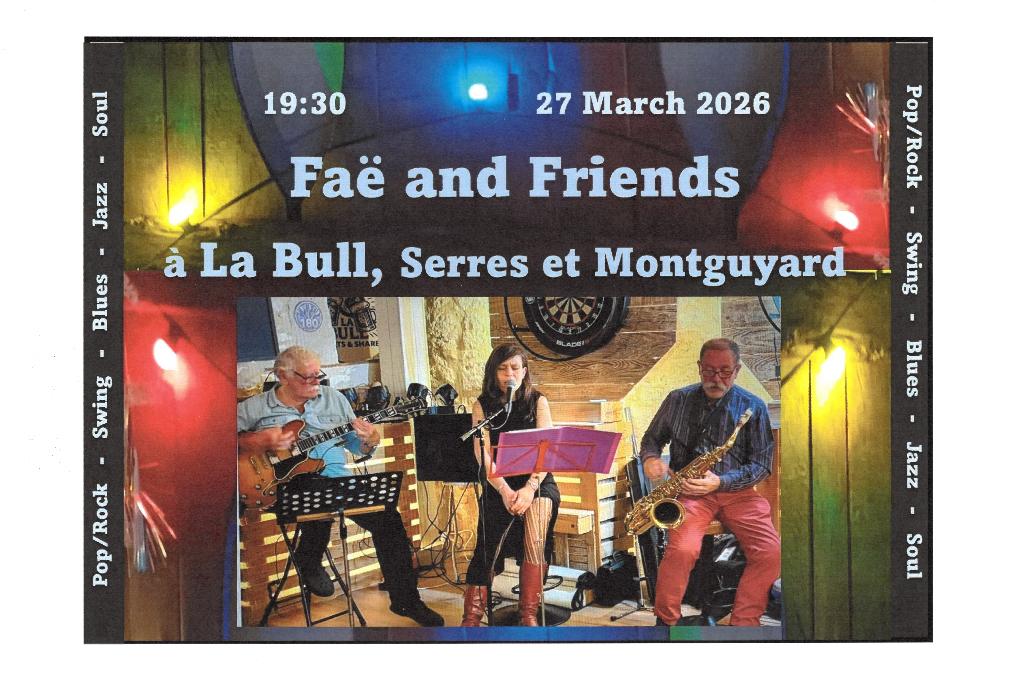 Concert | Faë and Friends 121 Rue des 2 Cèdres Serres-et-Montguyard 2026-03-27