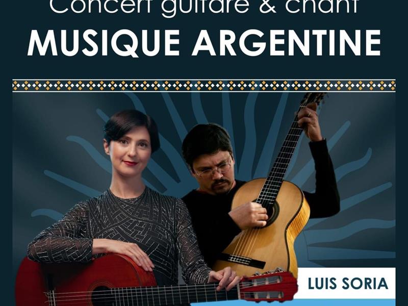 Concert guitare et chant musique d'Argentine Chapelle de la Oultre Mirecourt 2026-04-11