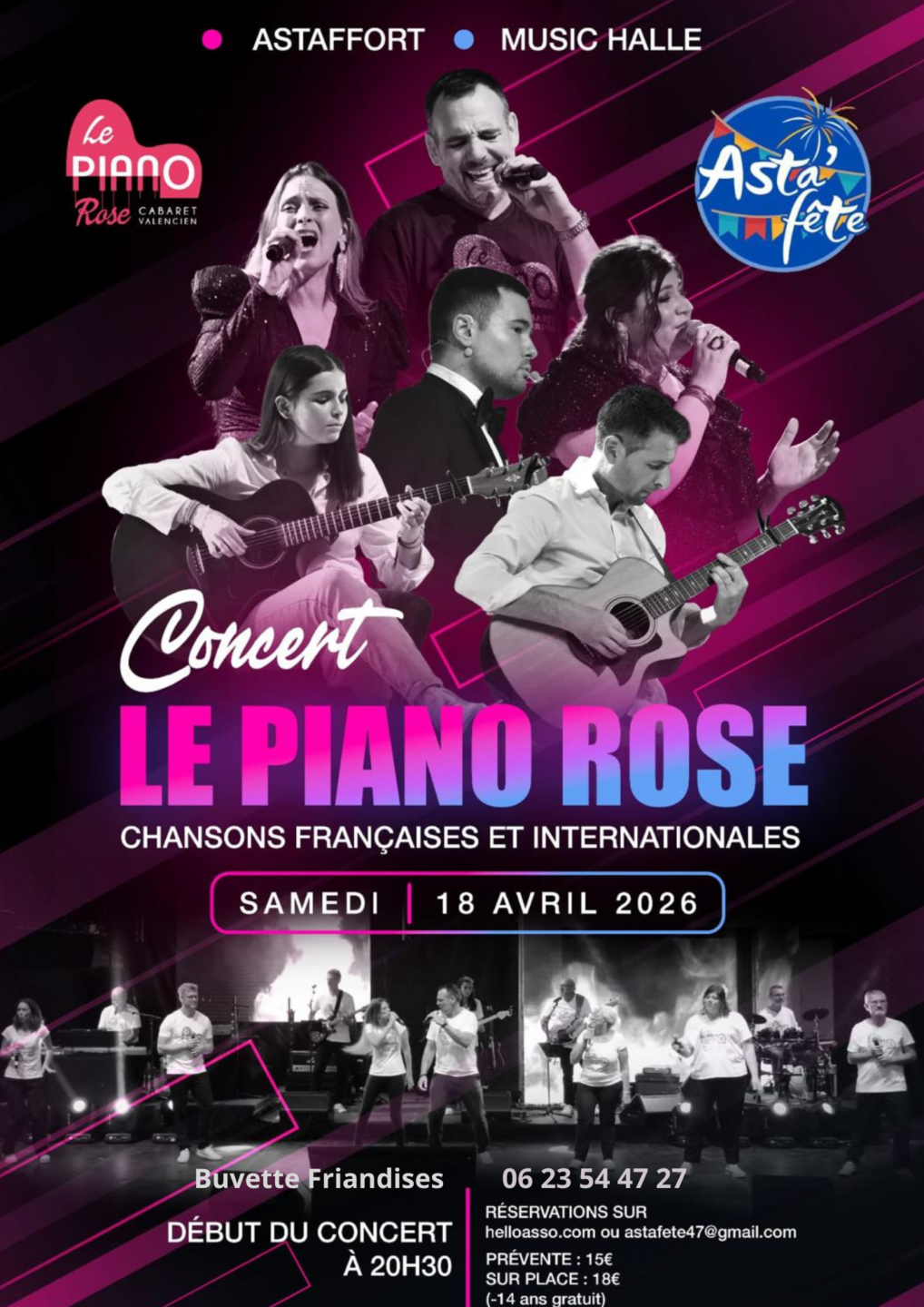 Concert le Piano Rose Place André Routier Astaffort 2026-04-18